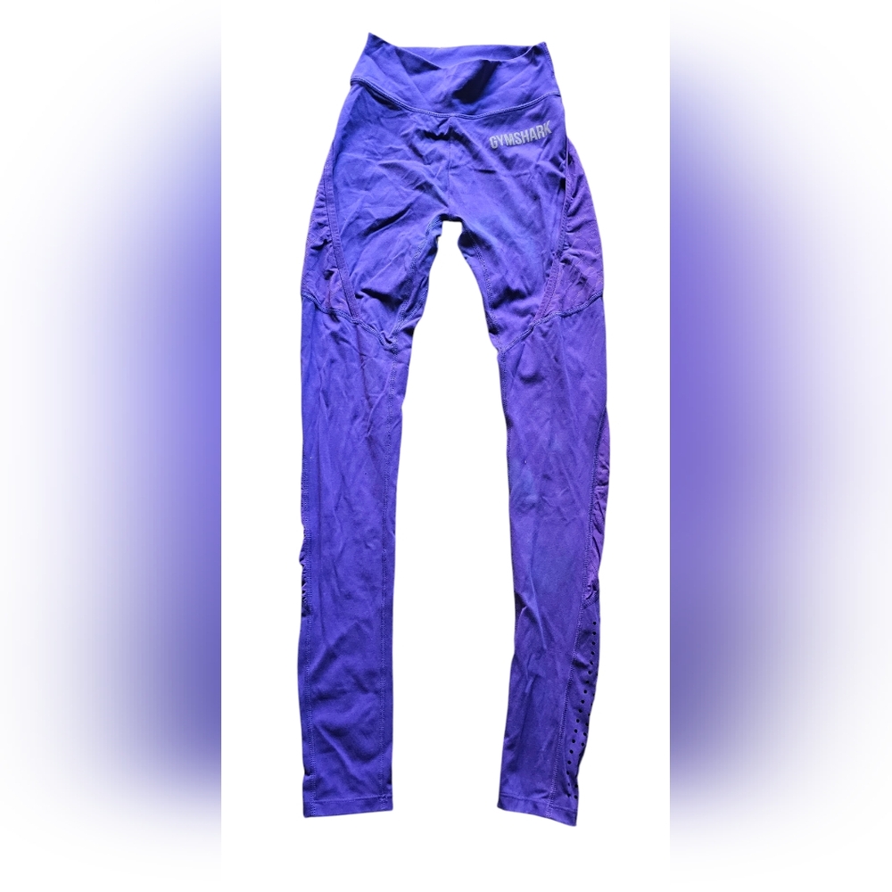 GYMSHARK purple workout ankle leggins size S